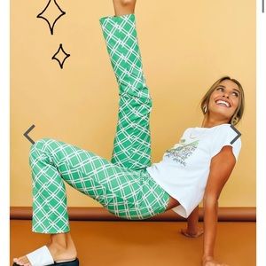 NWT VRG GRL Go To Town Check Pants Size AUS 8 (US 4/ S)